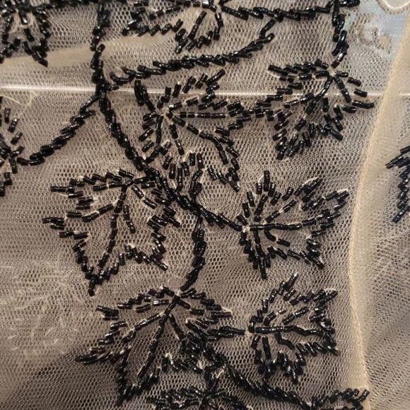 Coya Collection Maxi Front Slit Beaded Leaves - Picture 9 of 13